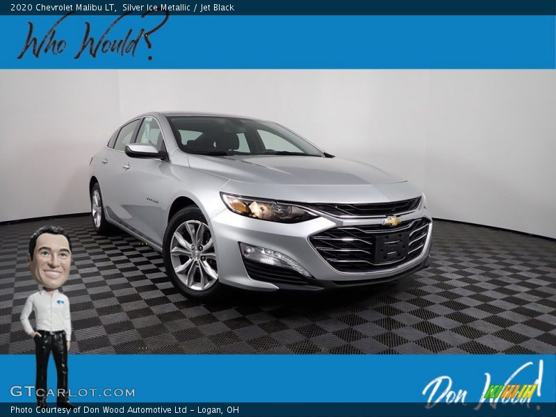 Silver Ice Metallic / Jet Black 2020 Chevrolet Malibu LT