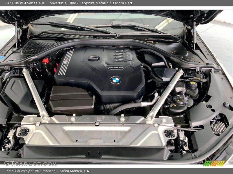 2021 4 Series 430i Convertible Engine - 2.0 Liter DI TwinPower Turbocharged DOHC 16-Valve VVT 4 Cylinder