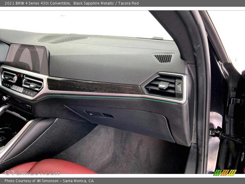 Dashboard of 2021 4 Series 430i Convertible