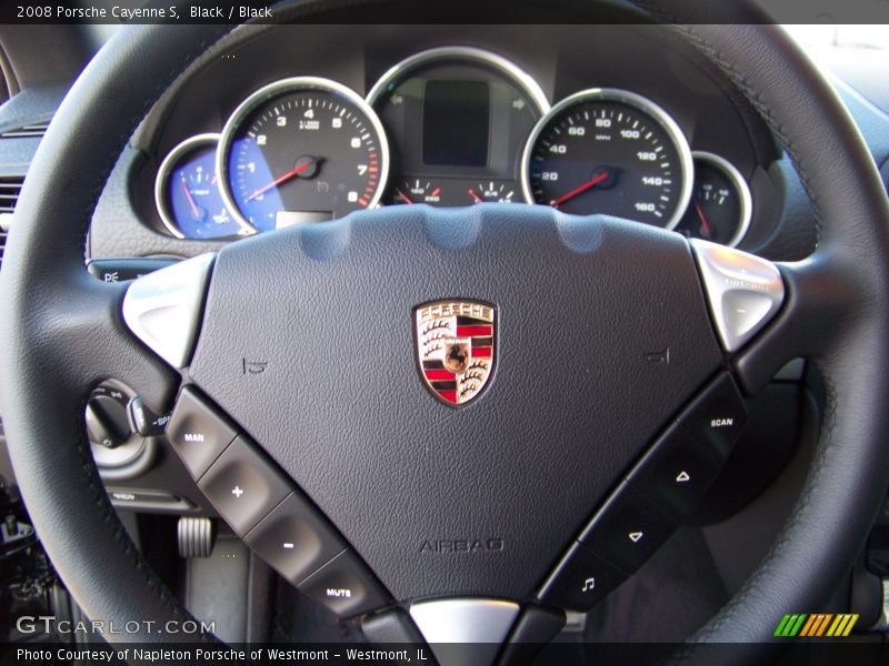 Black / Black 2008 Porsche Cayenne S