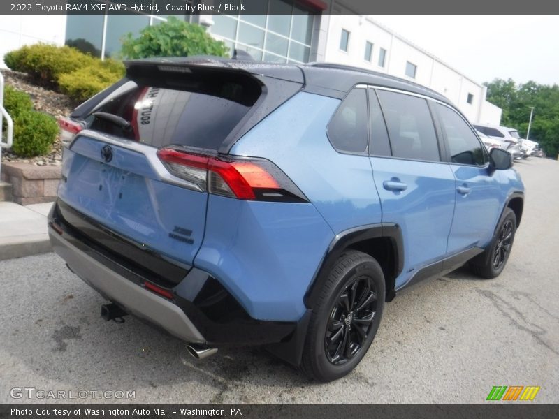 Cavalry Blue / Black 2022 Toyota RAV4 XSE AWD Hybrid