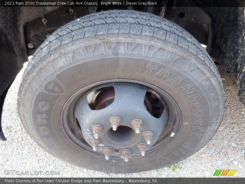 Bright White / Diesel Gray/Black 2021 Ram 3500 Tradesman Crew Cab 4x4 Chassis