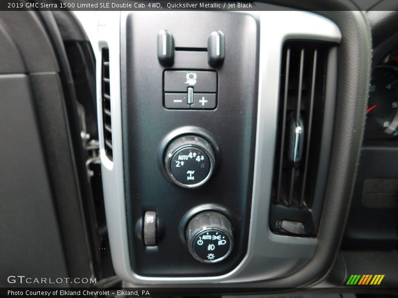 Controls of 2019 Sierra 1500 Limited SLE Double Cab 4WD