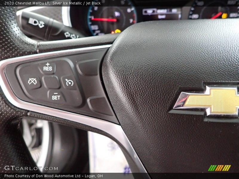 Silver Ice Metallic / Jet Black 2020 Chevrolet Malibu LT