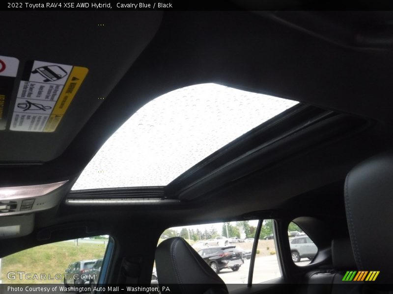 Cavalry Blue / Black 2022 Toyota RAV4 XSE AWD Hybrid