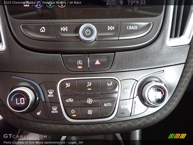 Silver Ice Metallic / Jet Black 2020 Chevrolet Malibu LT