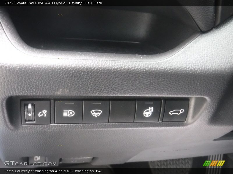 Controls of 2022 RAV4 XSE AWD Hybrid