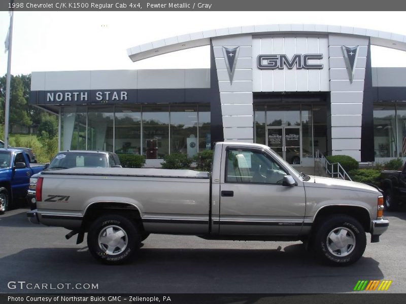 Pewter Metallic / Gray 1998 Chevrolet C/K K1500 Regular Cab 4x4