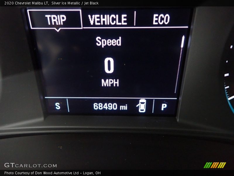 Silver Ice Metallic / Jet Black 2020 Chevrolet Malibu LT