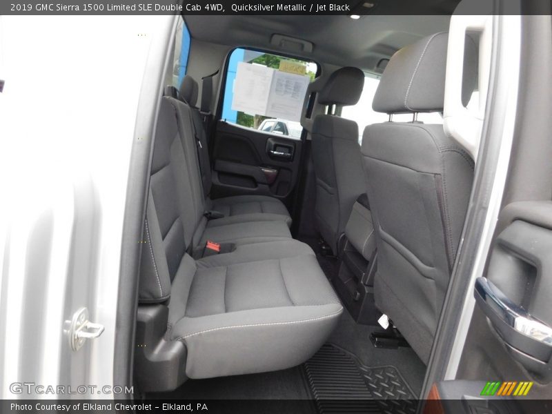 Quicksilver Metallic / Jet Black 2019 GMC Sierra 1500 Limited SLE Double Cab 4WD
