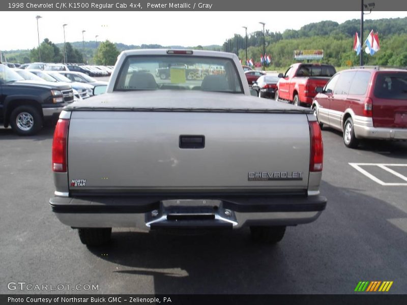 Pewter Metallic / Gray 1998 Chevrolet C/K K1500 Regular Cab 4x4
