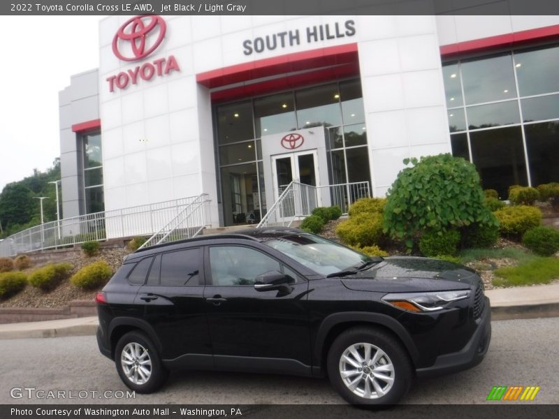 Jet Black / Light Gray 2022 Toyota Corolla Cross LE AWD