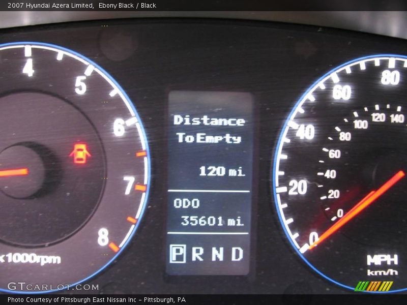Ebony Black / Black 2007 Hyundai Azera Limited