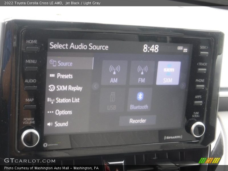 Controls of 2022 Corolla Cross LE AWD