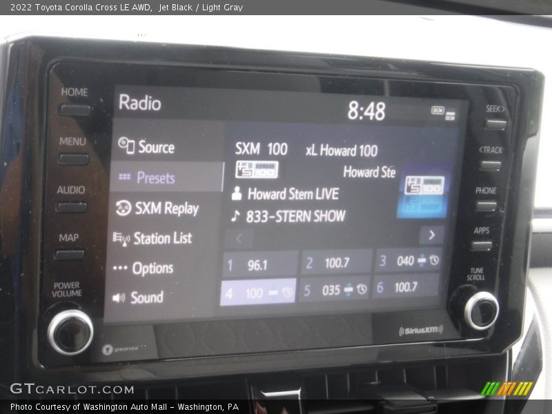 Audio System of 2022 Corolla Cross LE AWD