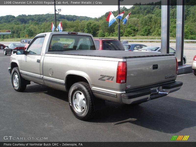 Pewter Metallic / Gray 1998 Chevrolet C/K K1500 Regular Cab 4x4