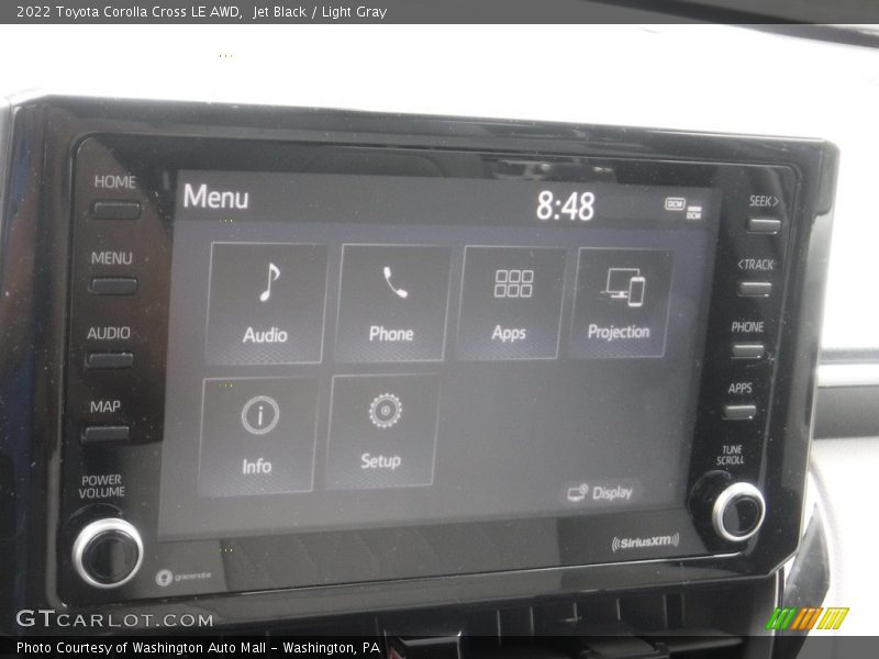 Controls of 2022 Corolla Cross LE AWD