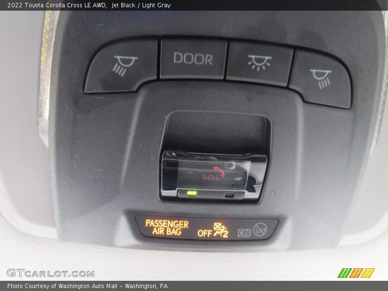 Controls of 2022 Corolla Cross LE AWD