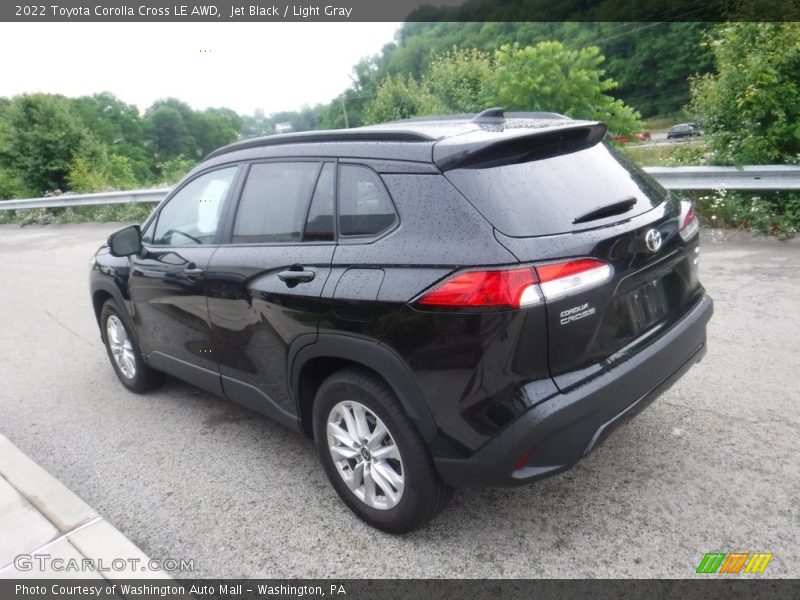 Jet Black / Light Gray 2022 Toyota Corolla Cross LE AWD