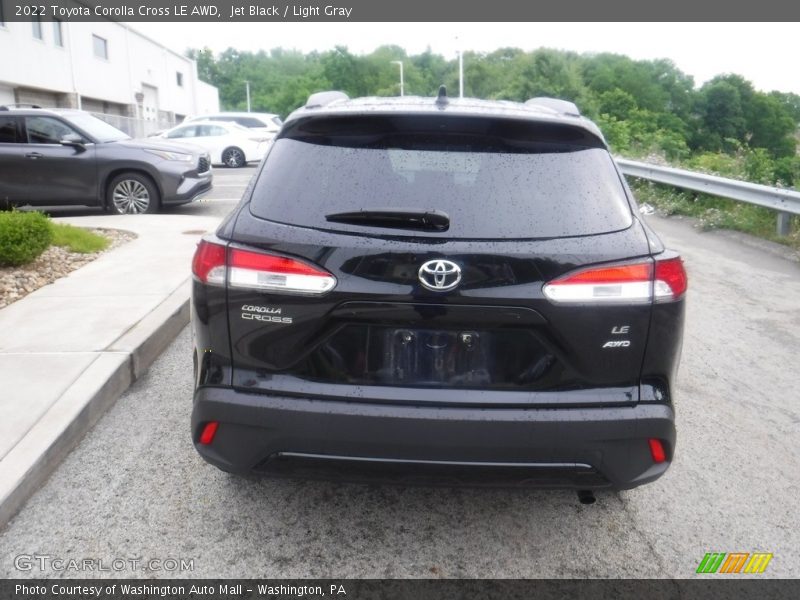 Jet Black / Light Gray 2022 Toyota Corolla Cross LE AWD