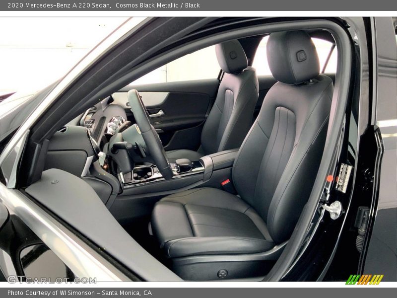 Front Seat of 2020 A 220 Sedan