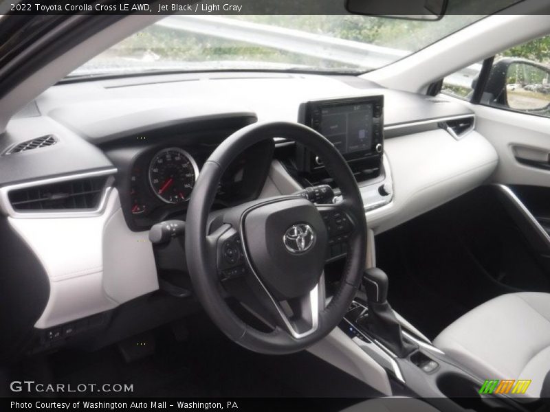  2022 Corolla Cross LE AWD Light Gray Interior