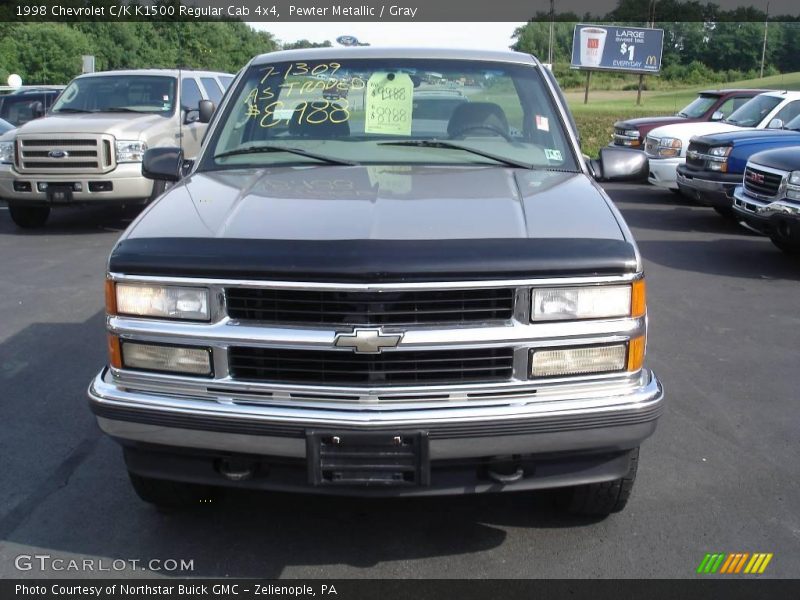 Pewter Metallic / Gray 1998 Chevrolet C/K K1500 Regular Cab 4x4