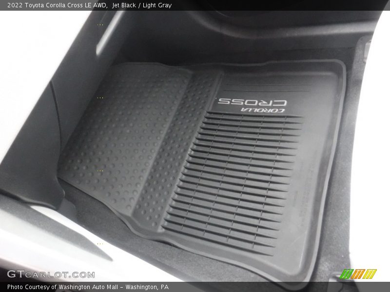 Jet Black / Light Gray 2022 Toyota Corolla Cross LE AWD