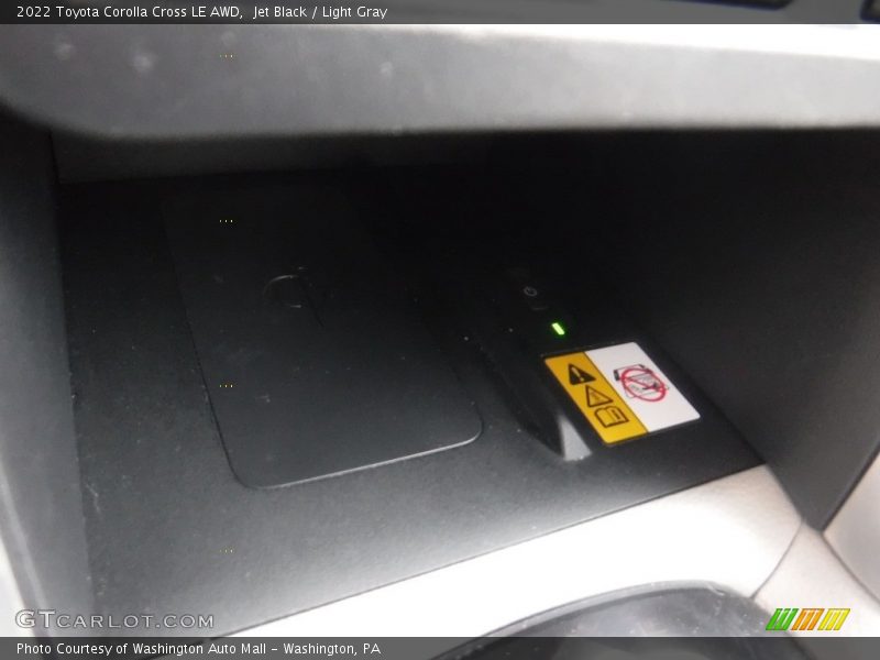 Jet Black / Light Gray 2022 Toyota Corolla Cross LE AWD