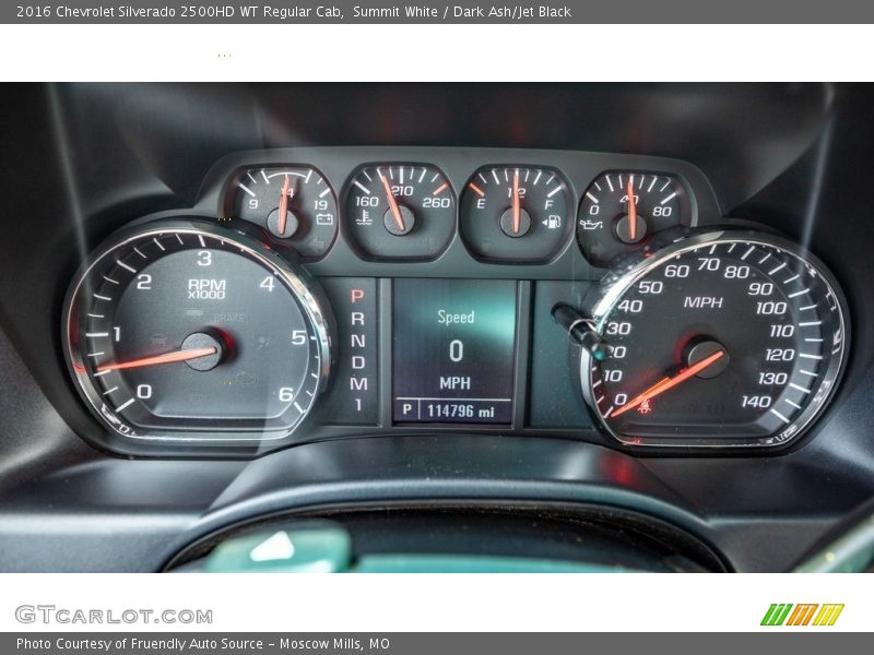  2016 Silverado 2500HD WT Regular Cab WT Regular Cab Gauges