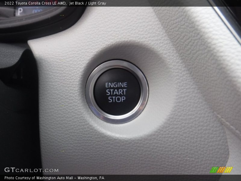 Jet Black / Light Gray 2022 Toyota Corolla Cross LE AWD