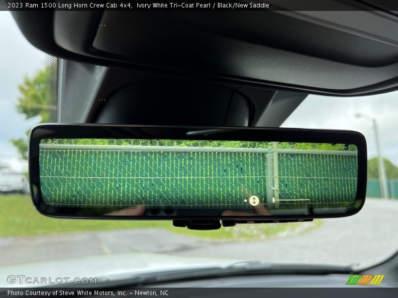 Ivory White Tri-Coat Pearl / Black/New Saddle 2023 Ram 1500 Long Horn Crew Cab 4x4