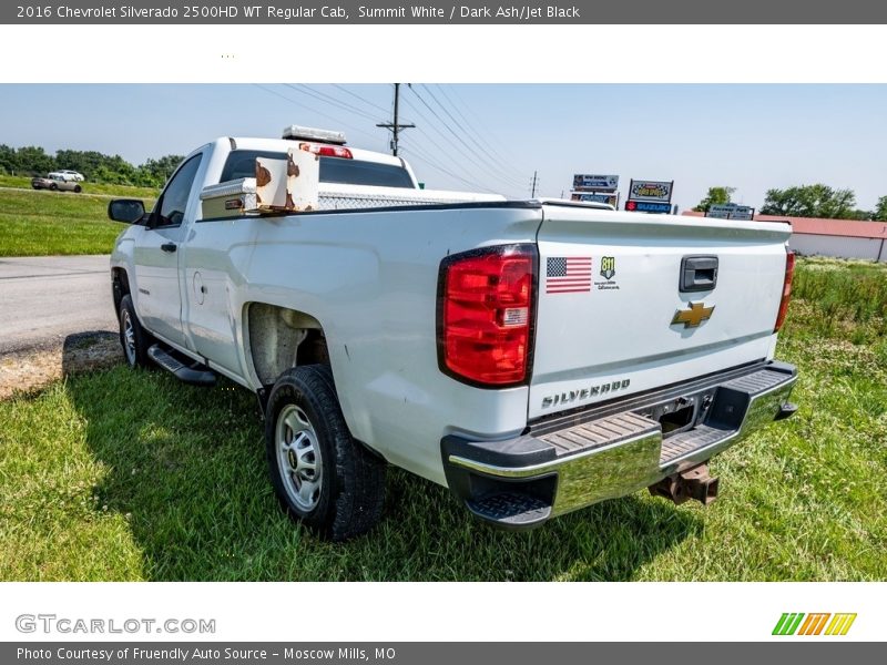Summit White / Dark Ash/Jet Black 2016 Chevrolet Silverado 2500HD WT Regular Cab