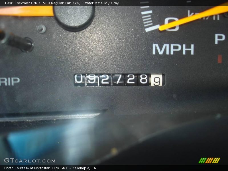 Pewter Metallic / Gray 1998 Chevrolet C/K K1500 Regular Cab 4x4