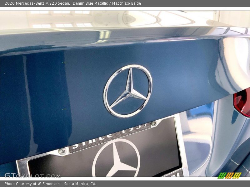 Denim Blue Metallic / Macchiato Beige 2020 Mercedes-Benz A 220 Sedan