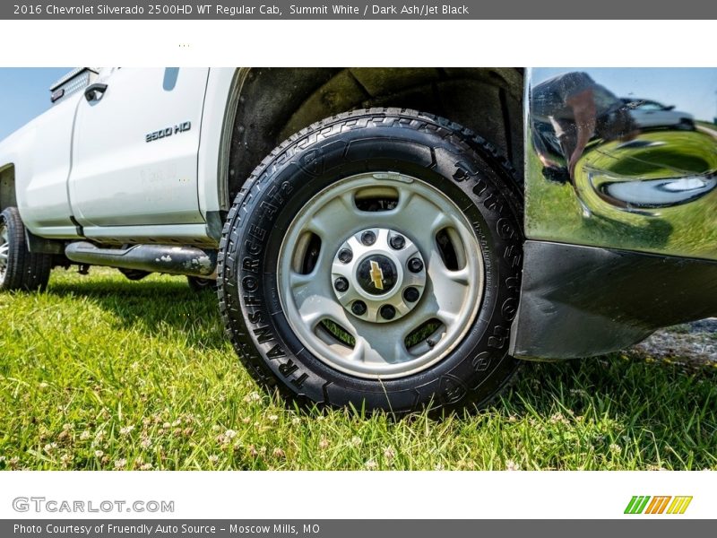 Summit White / Dark Ash/Jet Black 2016 Chevrolet Silverado 2500HD WT Regular Cab