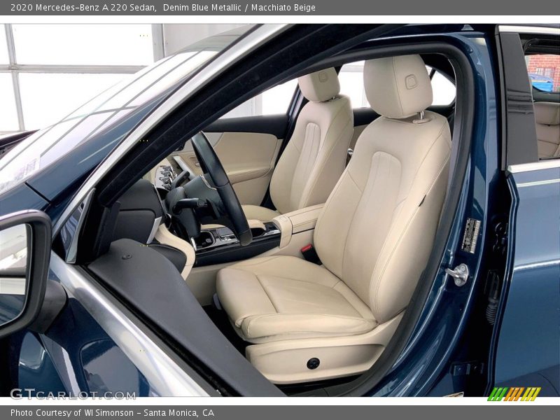 Front Seat of 2020 A 220 Sedan