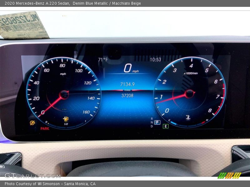  2020 A 220 Sedan 220 Sedan Gauges