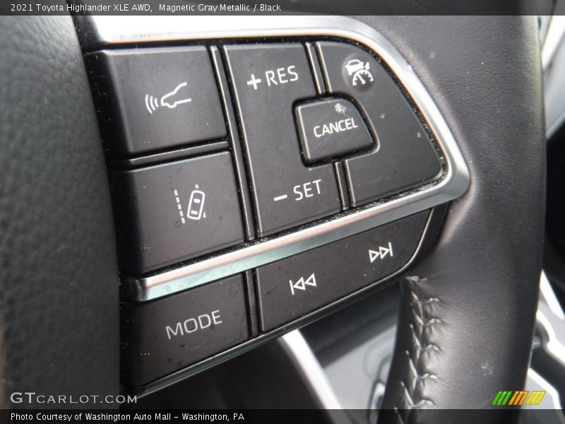 Magnetic Gray Metallic / Black 2021 Toyota Highlander XLE AWD