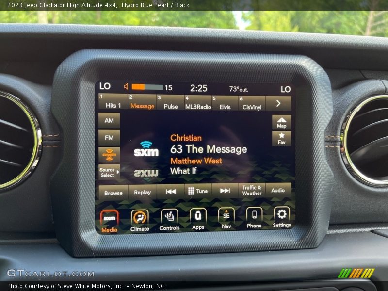 Hydro Blue Pearl / Black 2023 Jeep Gladiator High Altitude 4x4