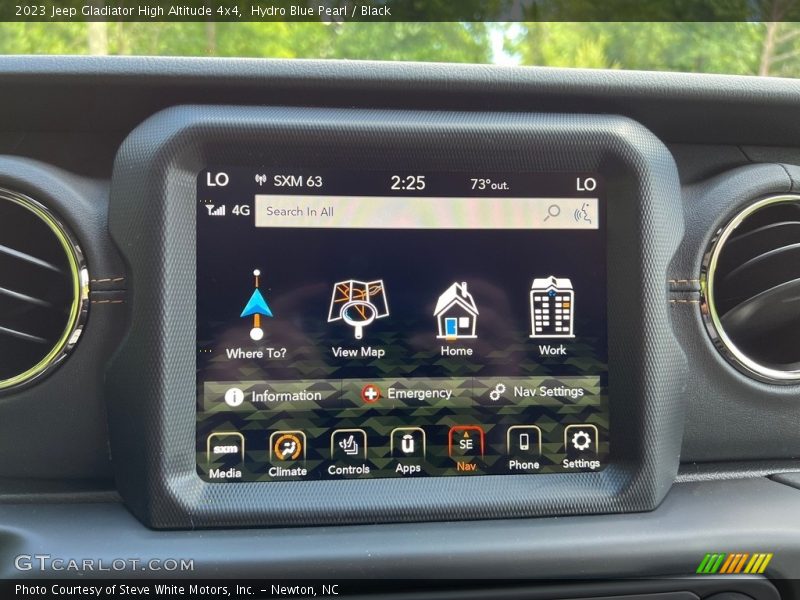 Hydro Blue Pearl / Black 2023 Jeep Gladiator High Altitude 4x4