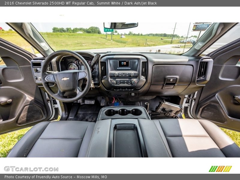 Dark Ash/Jet Black Interior - 2016 Silverado 2500HD WT Regular Cab 