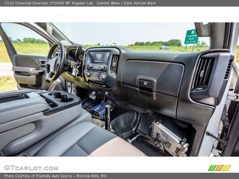 Dashboard of 2016 Silverado 2500HD WT Regular Cab