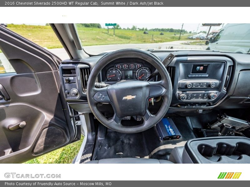 Dashboard of 2016 Silverado 2500HD WT Regular Cab