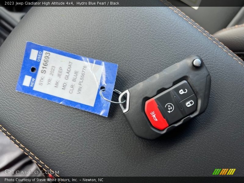 Hydro Blue Pearl / Black 2023 Jeep Gladiator High Altitude 4x4