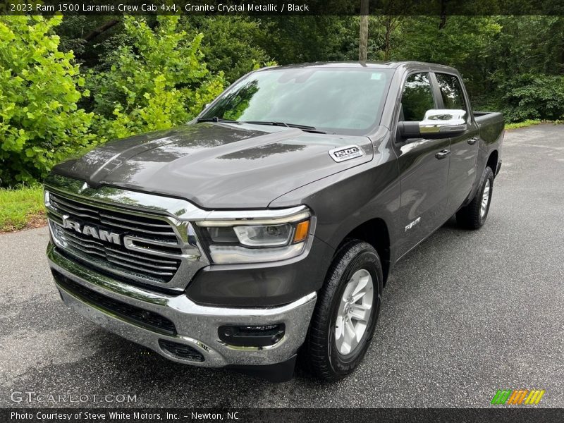 Granite Crystal Metallic / Black 2023 Ram 1500 Laramie Crew Cab 4x4