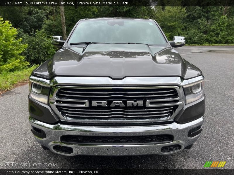 Granite Crystal Metallic / Black 2023 Ram 1500 Laramie Crew Cab 4x4