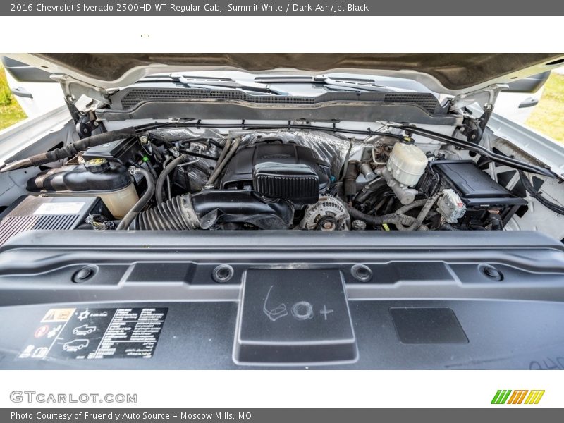 Summit White / Dark Ash/Jet Black 2016 Chevrolet Silverado 2500HD WT Regular Cab