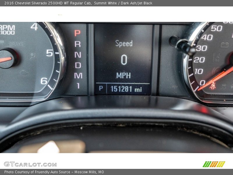 Summit White / Dark Ash/Jet Black 2016 Chevrolet Silverado 2500HD WT Regular Cab