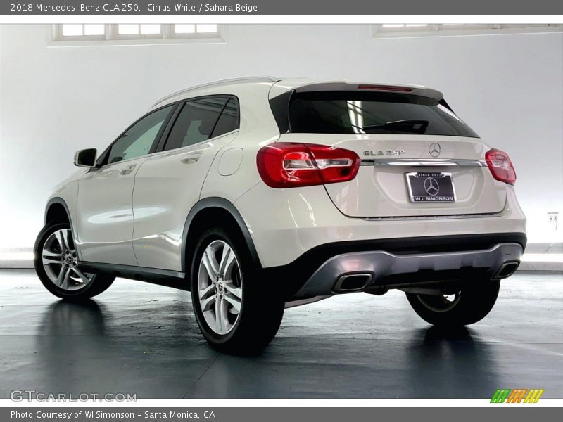 Cirrus White / Sahara Beige 2018 Mercedes-Benz GLA 250